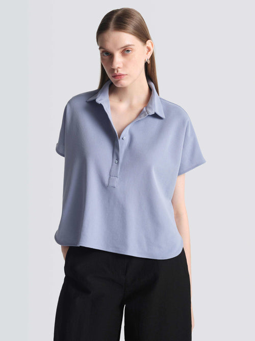 Cotton Pique Ariel Top