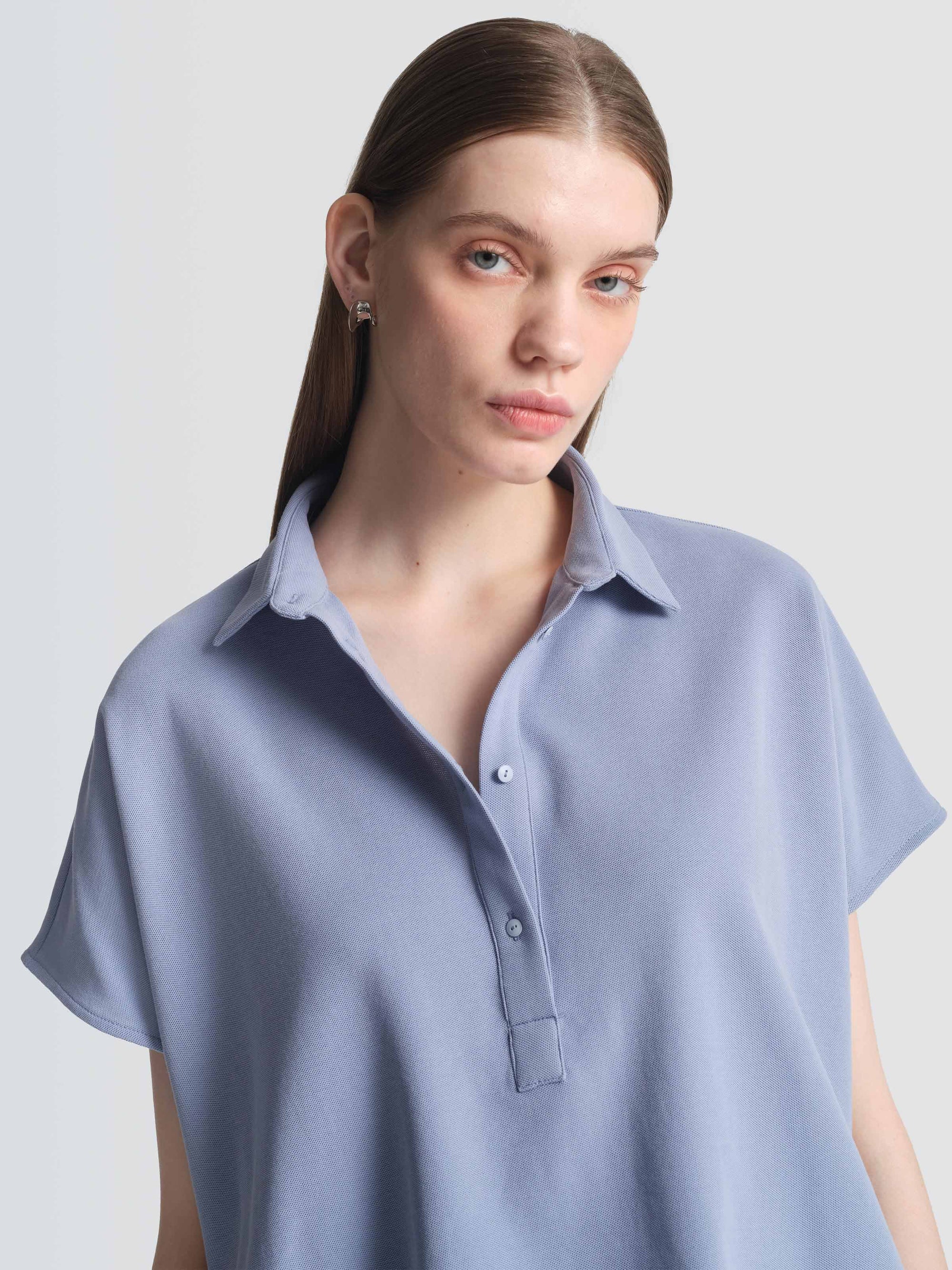 Cotton Pique Ariel Top