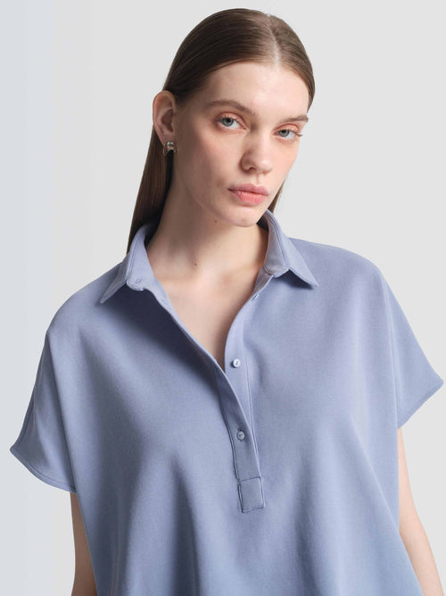 Cotton Pique Ariel Top