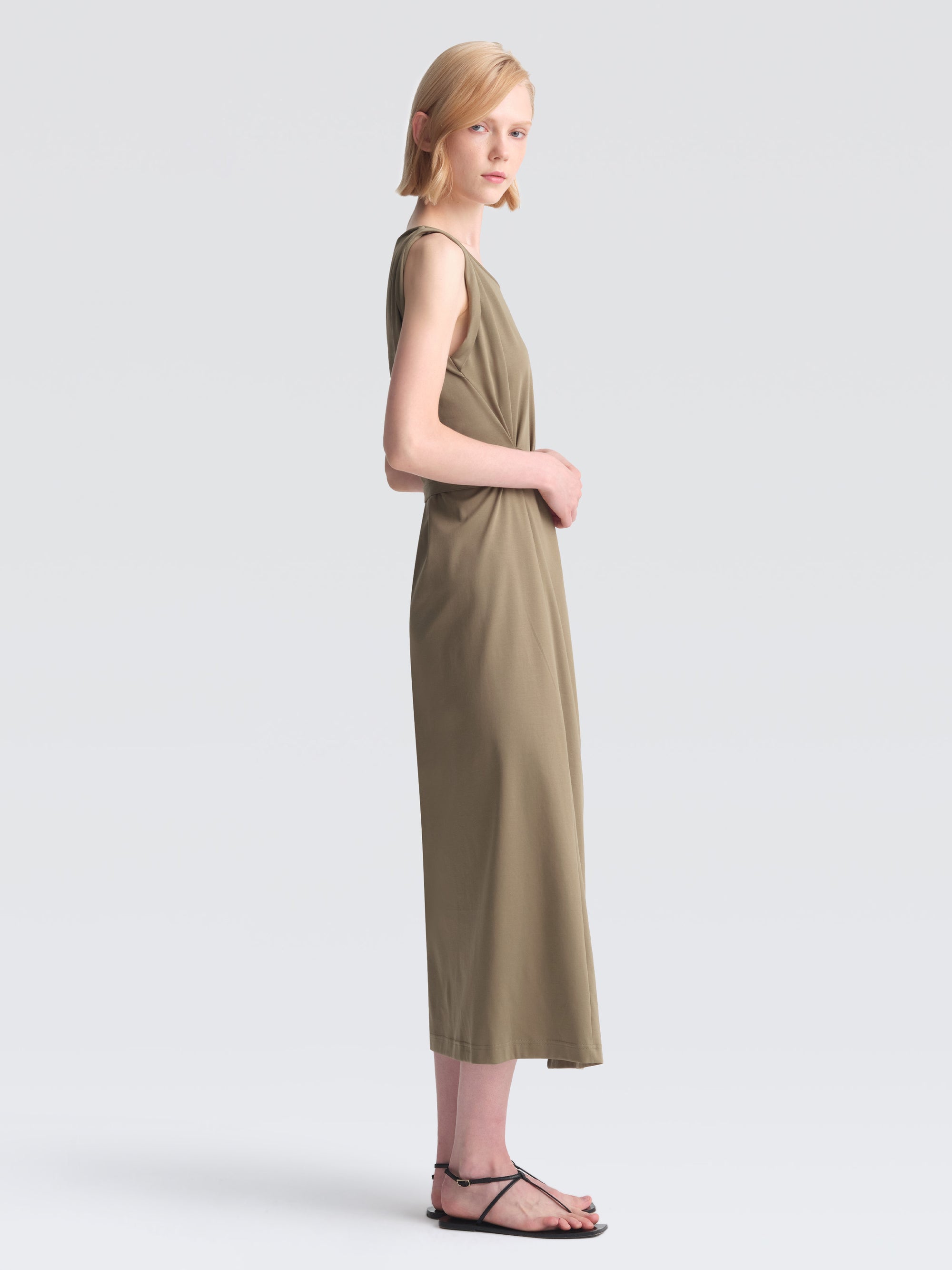Cotton Jersey Helmut Dress