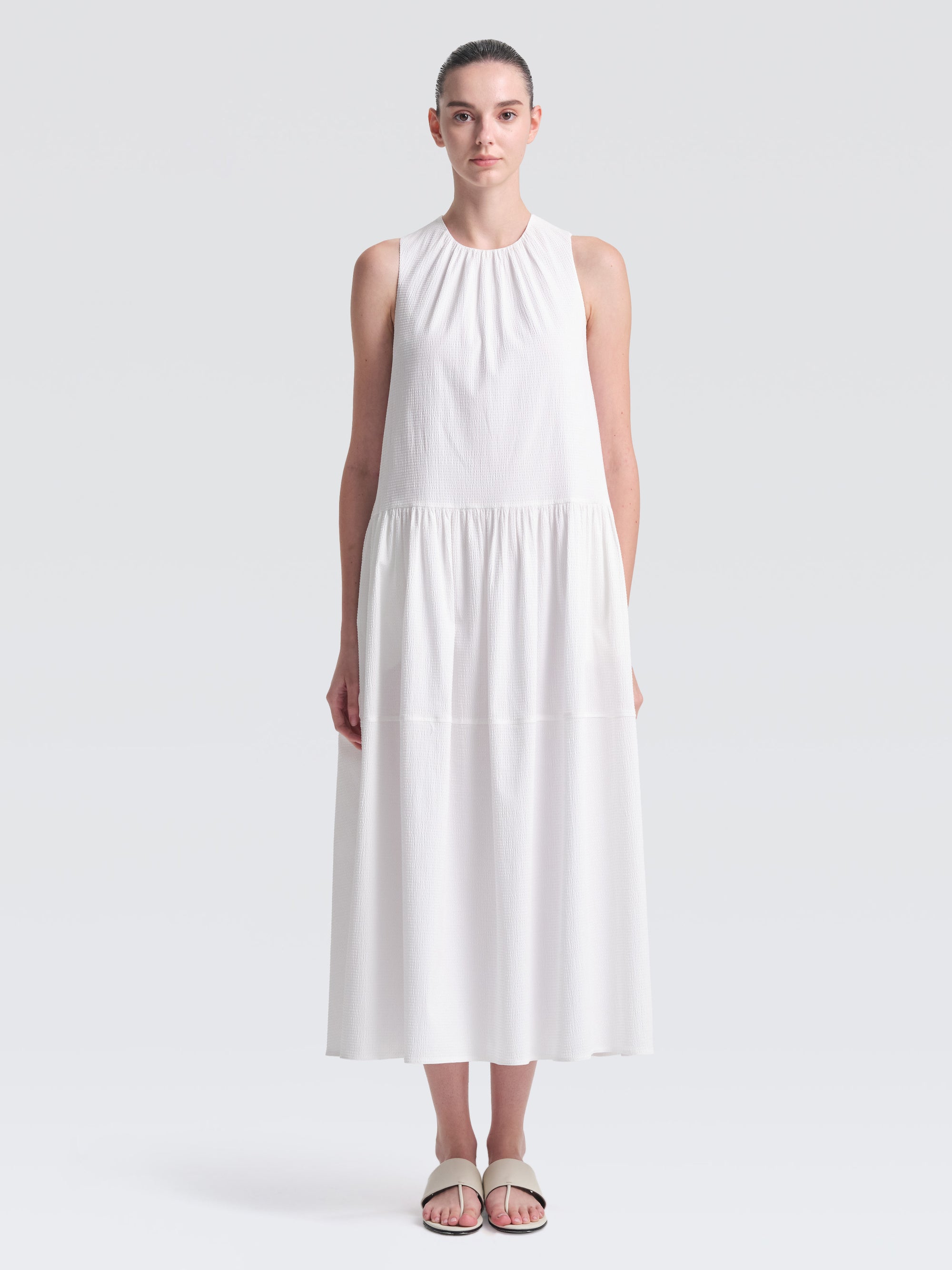 Seersucker Emma Dress