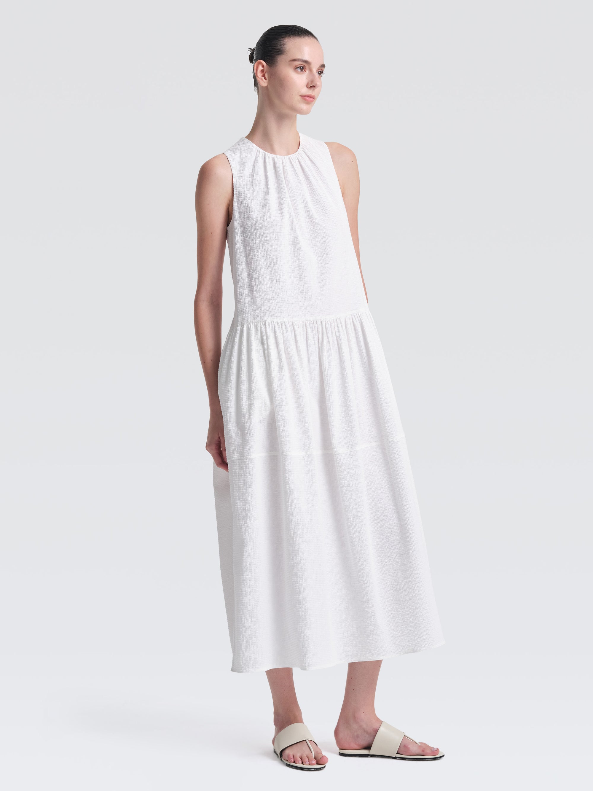 Seersucker Emma Dress