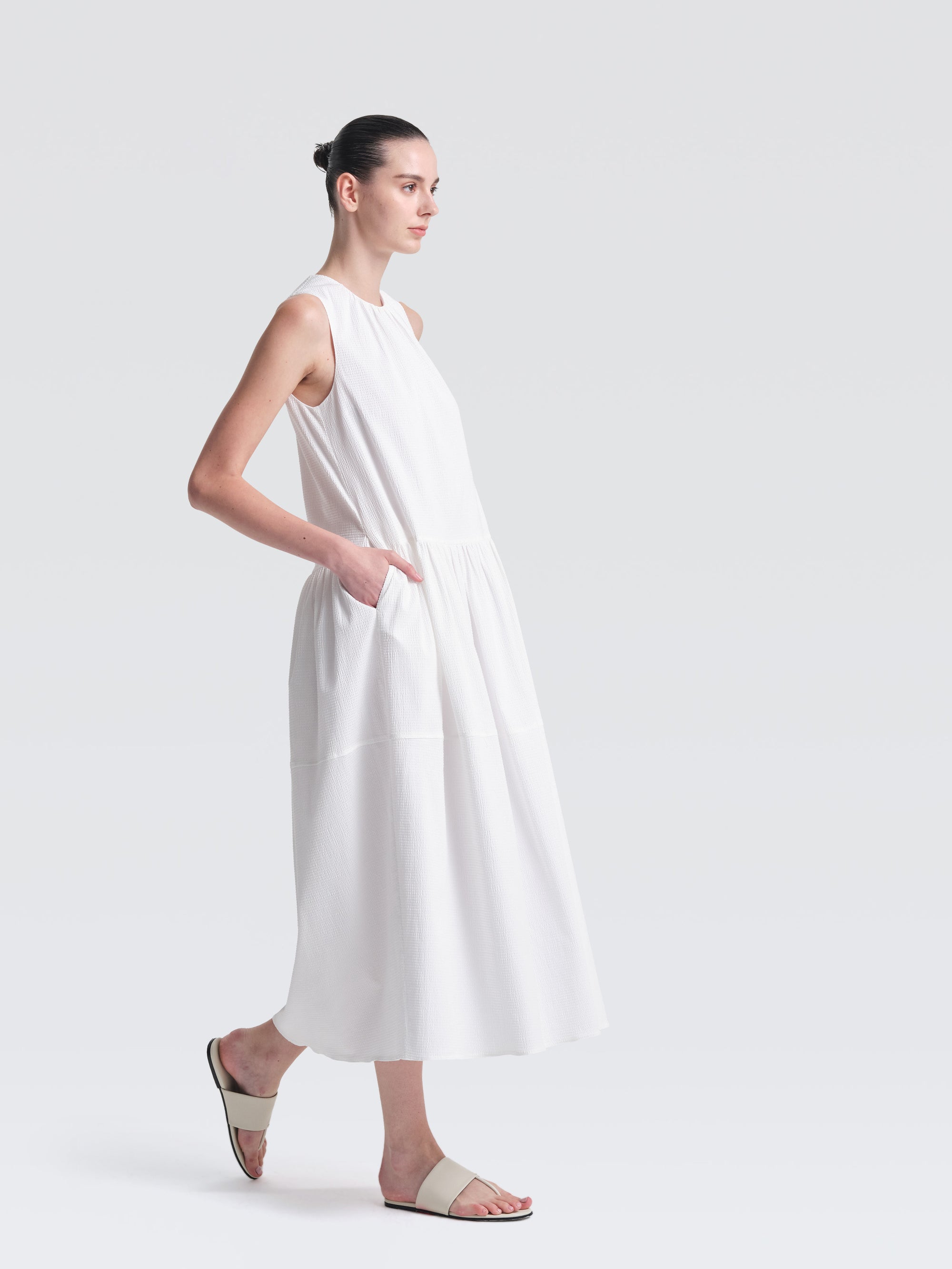 Seersucker Emma Dress