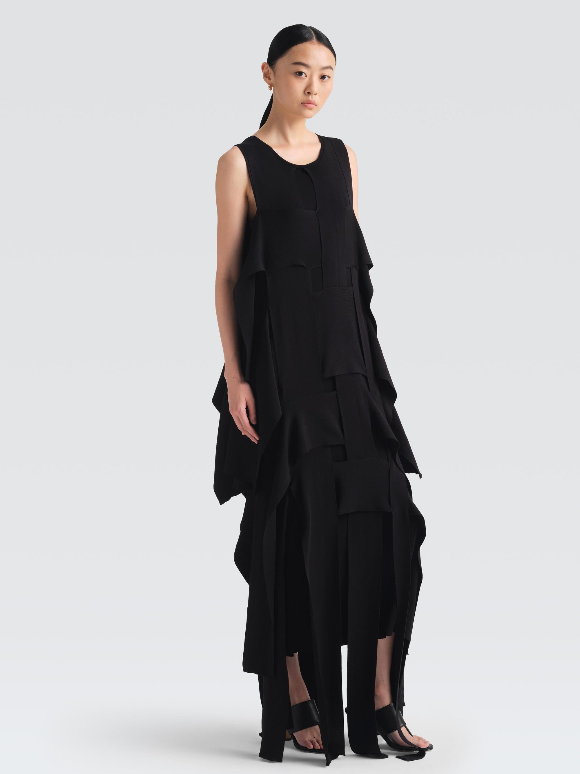 2656-Women-Dress-Hikaru-Knit-Black-2