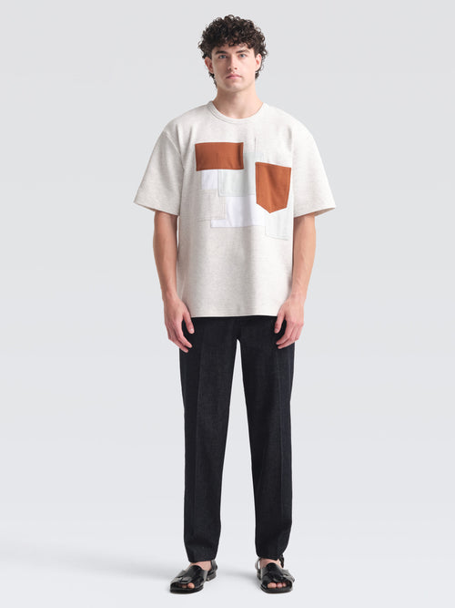 Cotton Jersey Drake Top