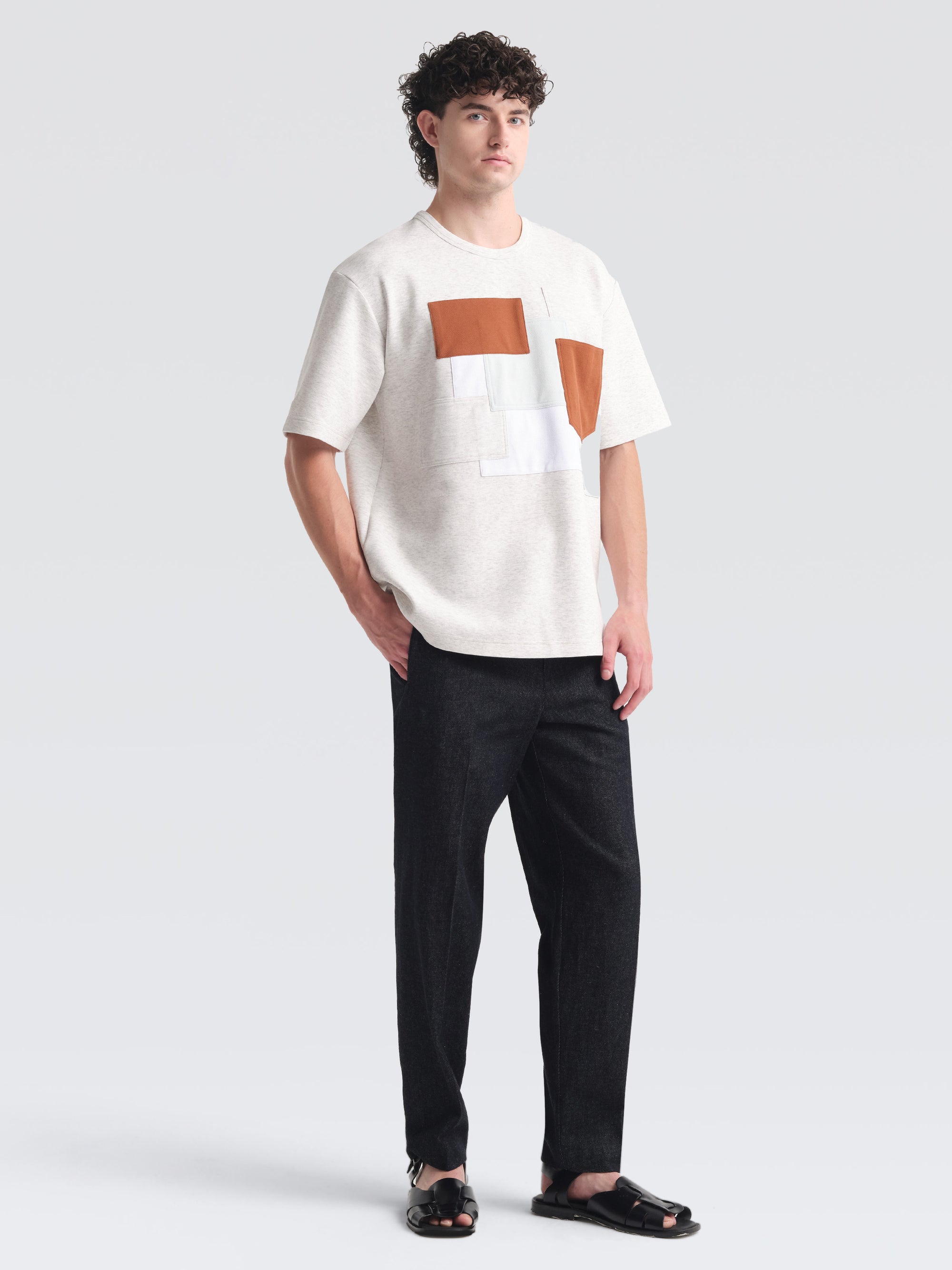 Cotton Jersey Drake Top