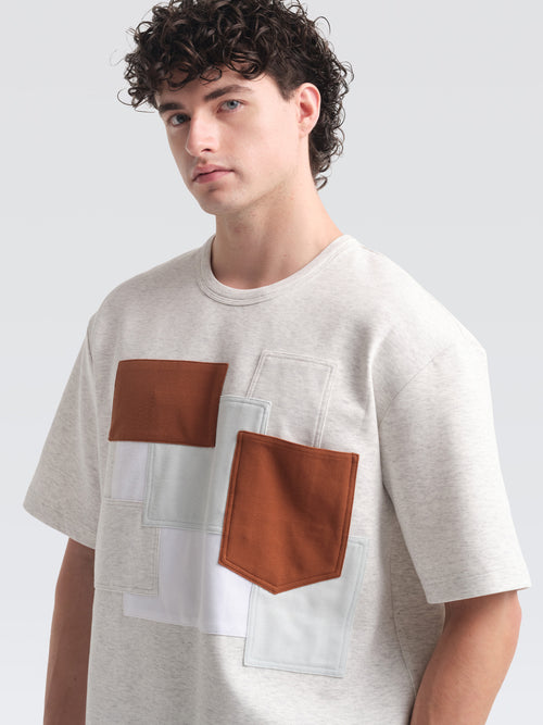 Cotton Jersey Drake Top