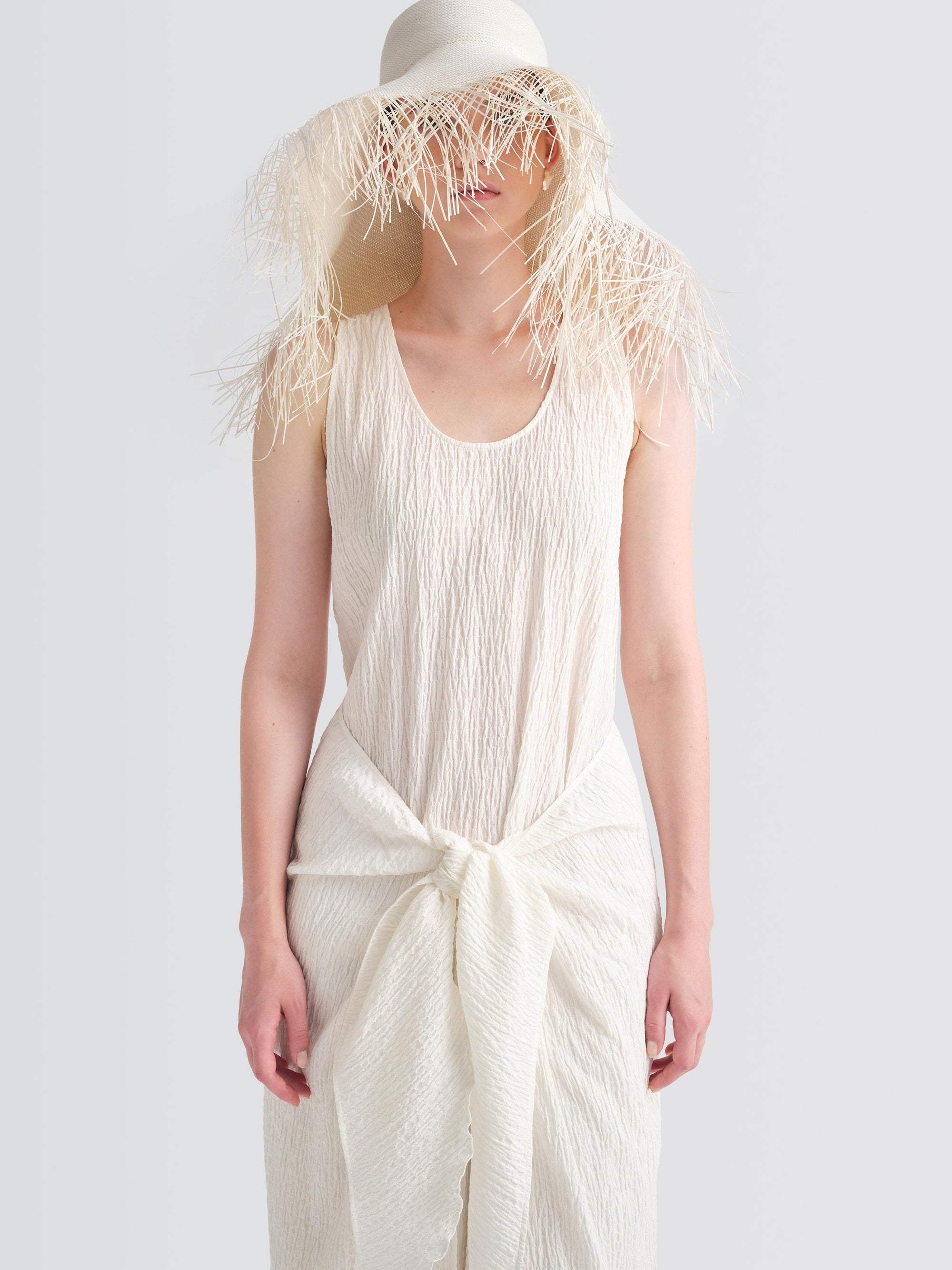 Seersucker Liya Dress