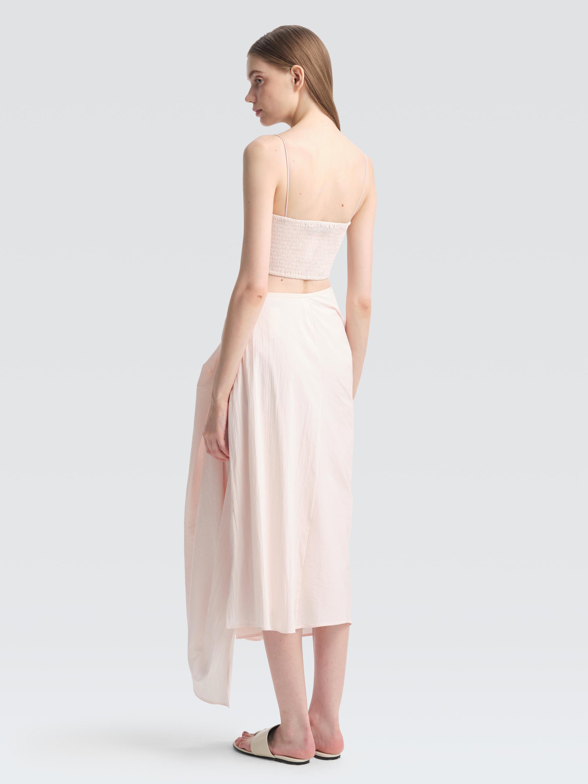 Stretch Cotton Bandeau Top