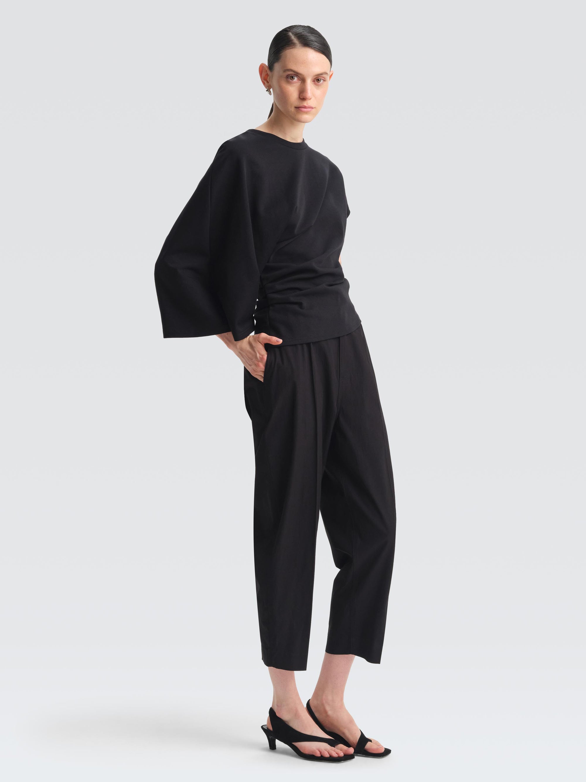 Cotton Jersey Elgort Top