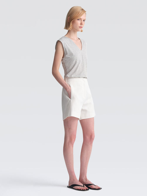 Cotton Twill Fitch Shorts