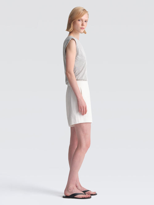 Cotton Twill Fitch Shorts