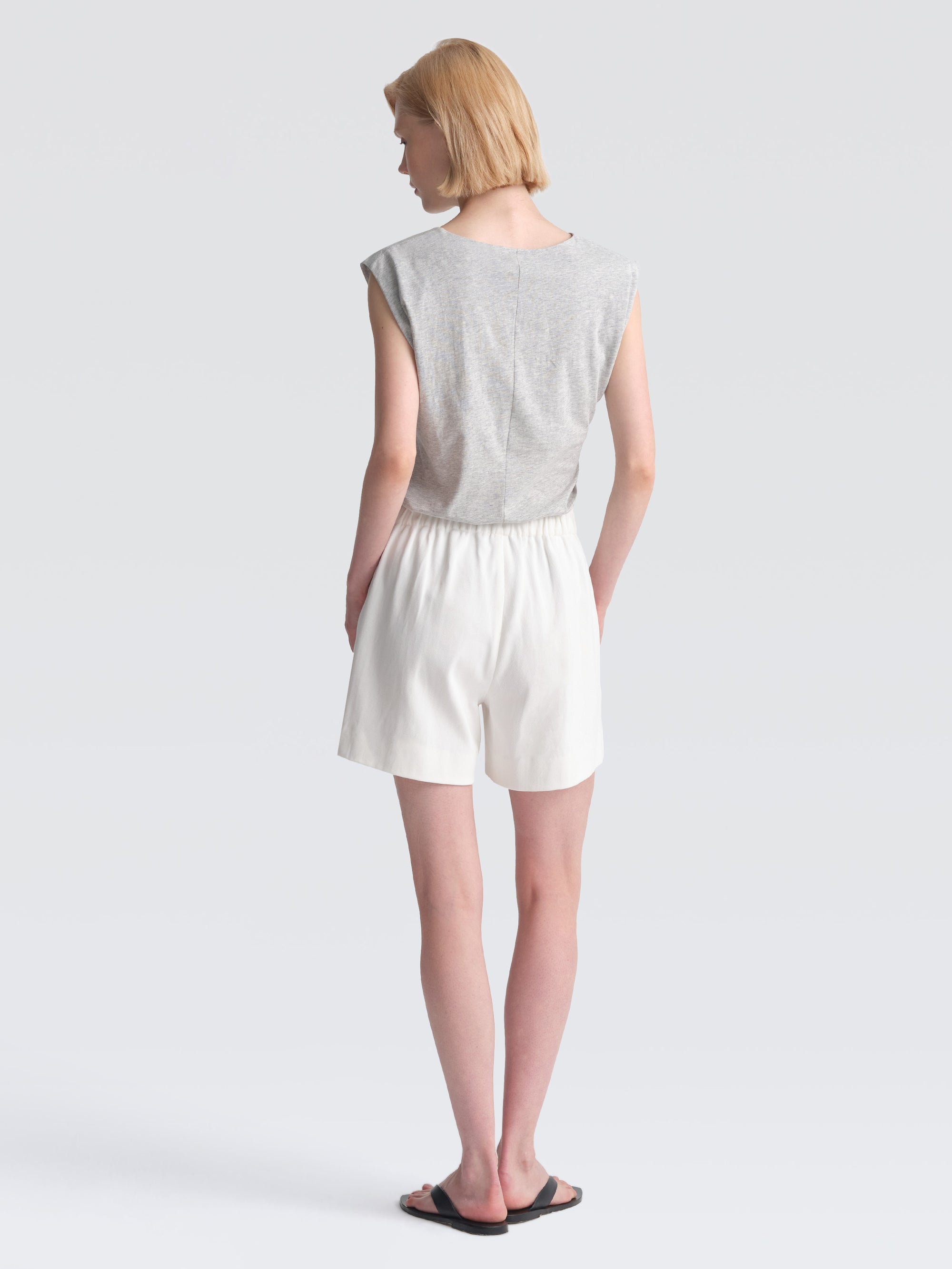 Cotton Twill Fitch Shorts