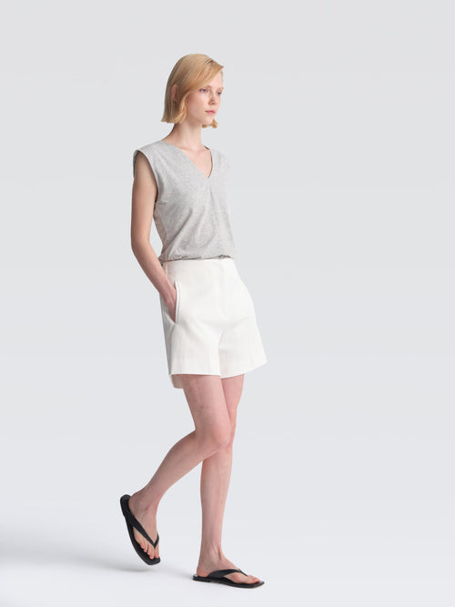 Cotton Twill Fitch Shorts