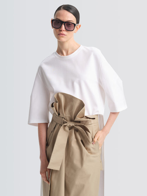 Cotton Jersey Train Top