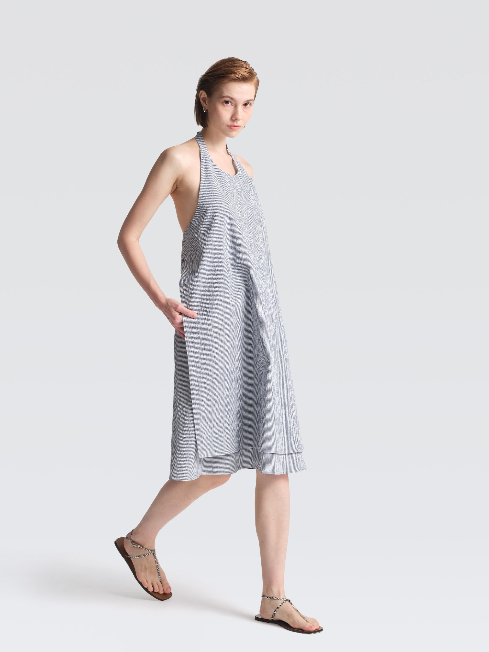 Seersucker Clea Dress