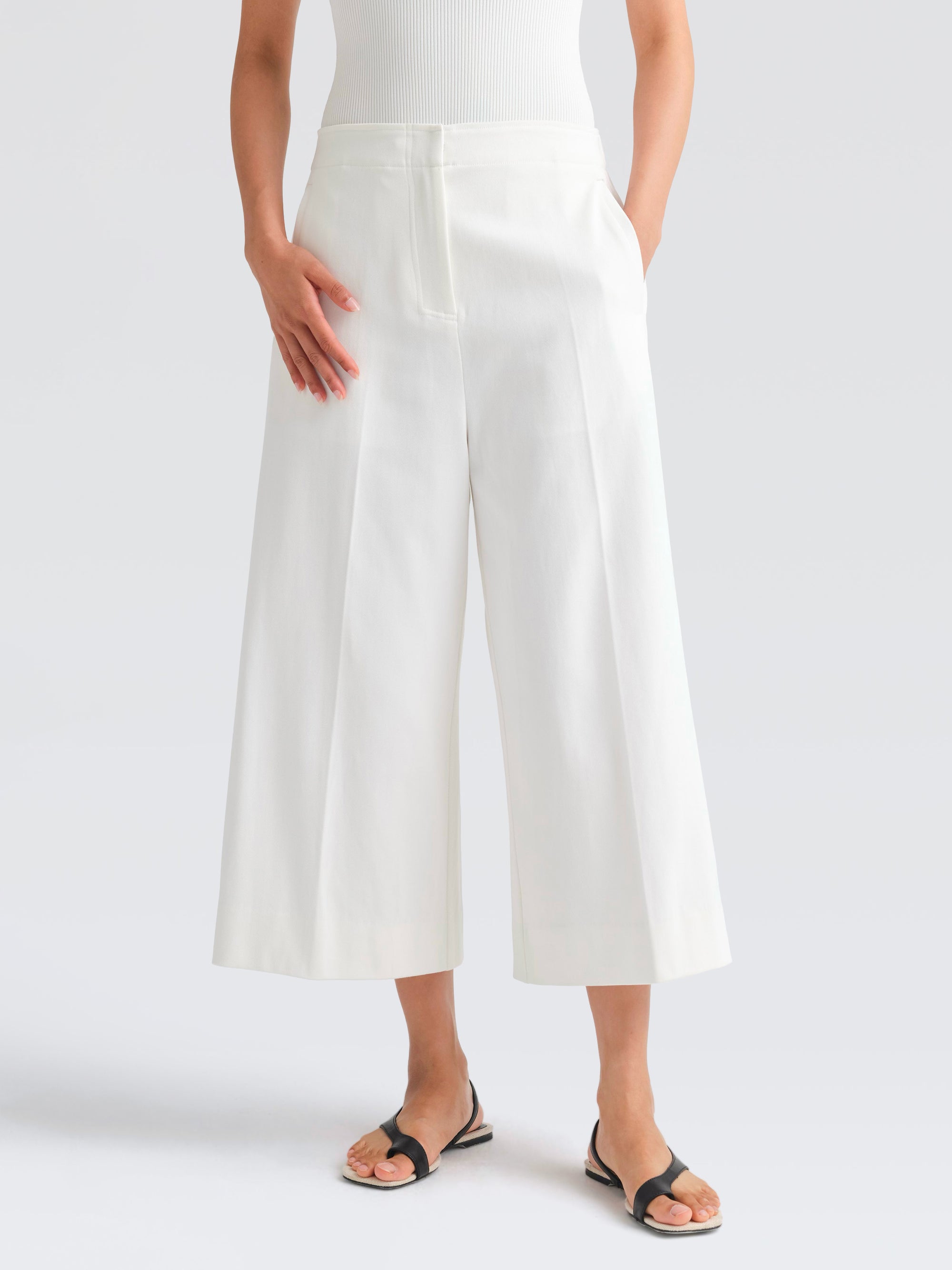 Bonded Cotton Osborne Pants