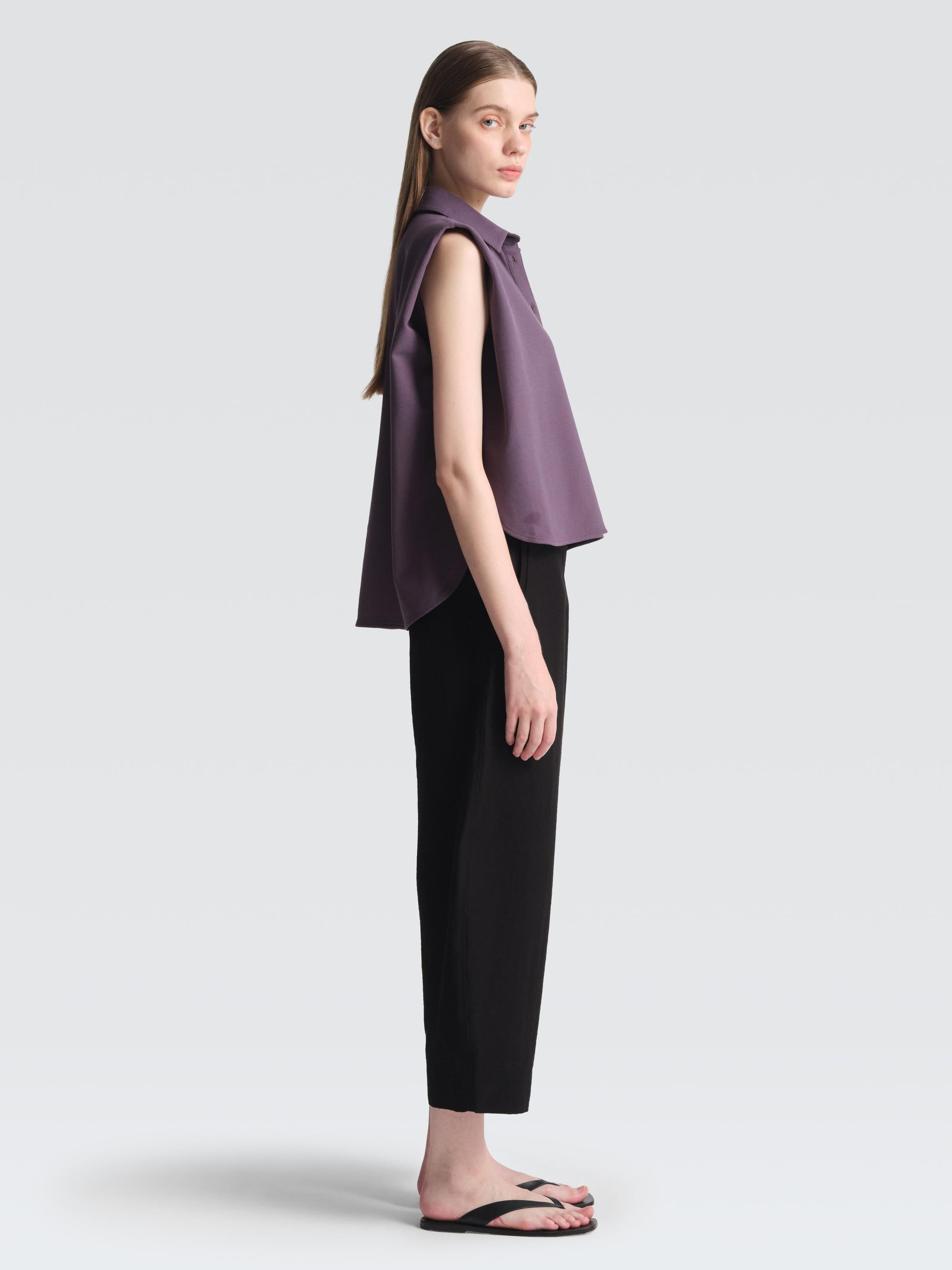 Cotton Pique Polo Top