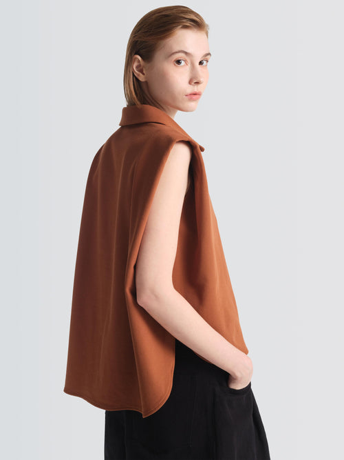 Cotton Pique Polo Top