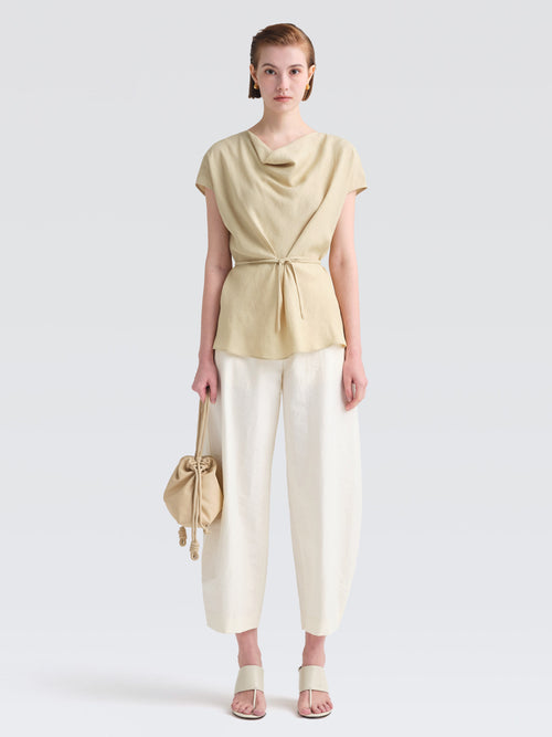 Linen Rayon Dahlia Top