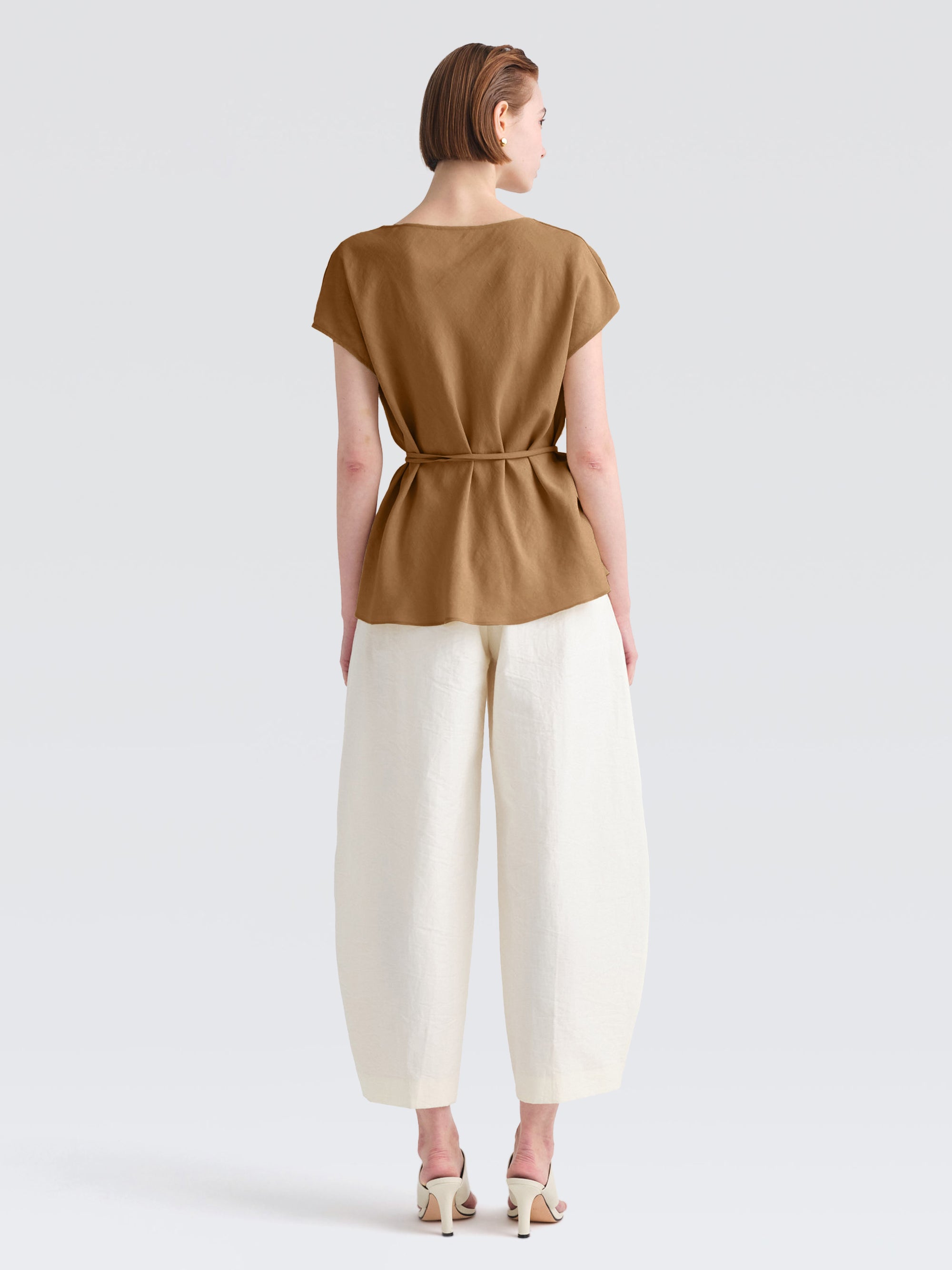 Linen Rayon Dahlia Top