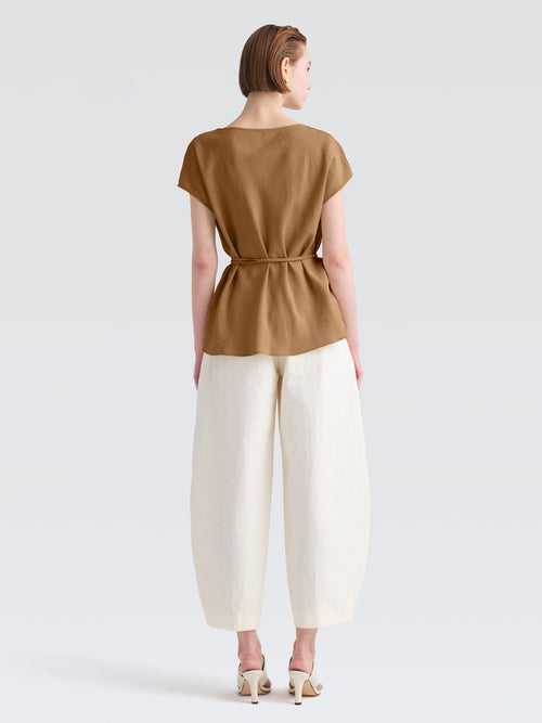 Linen Rayon Dahlia Top