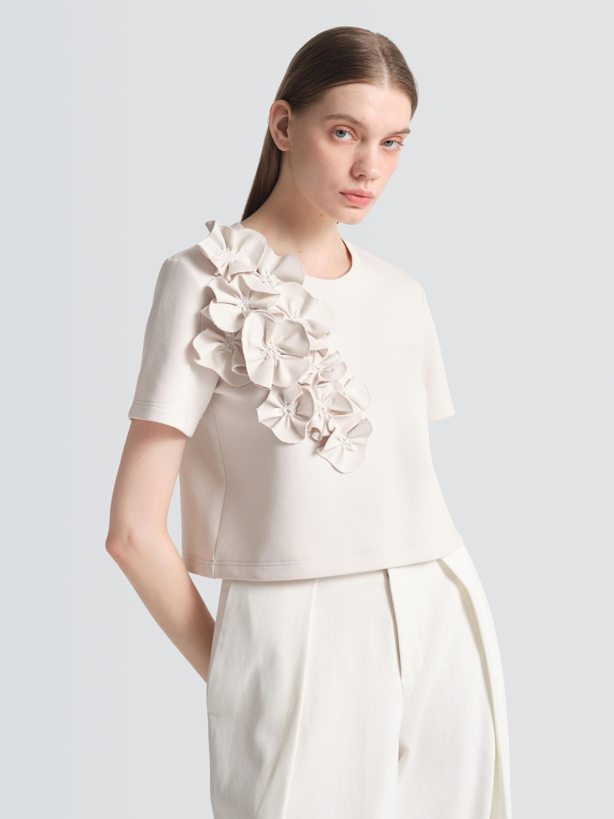 Cotton Pique Aster Top