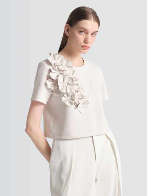 Cotton Pique Aster Top