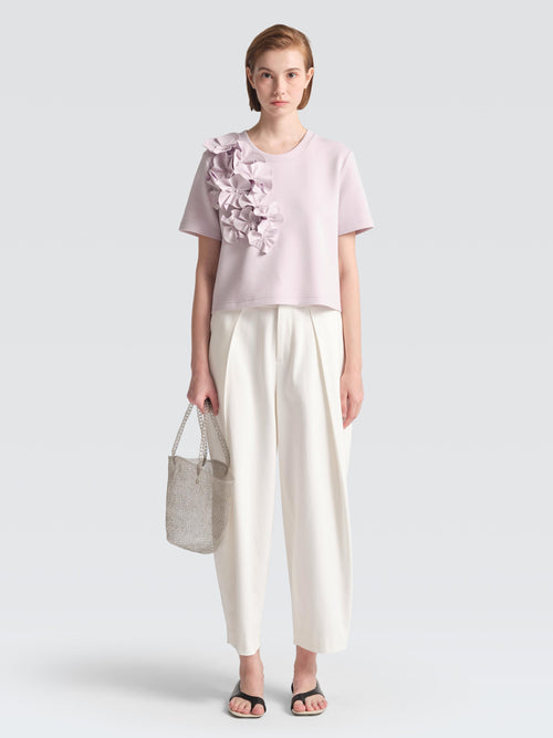 Cotton Pique Aster Top