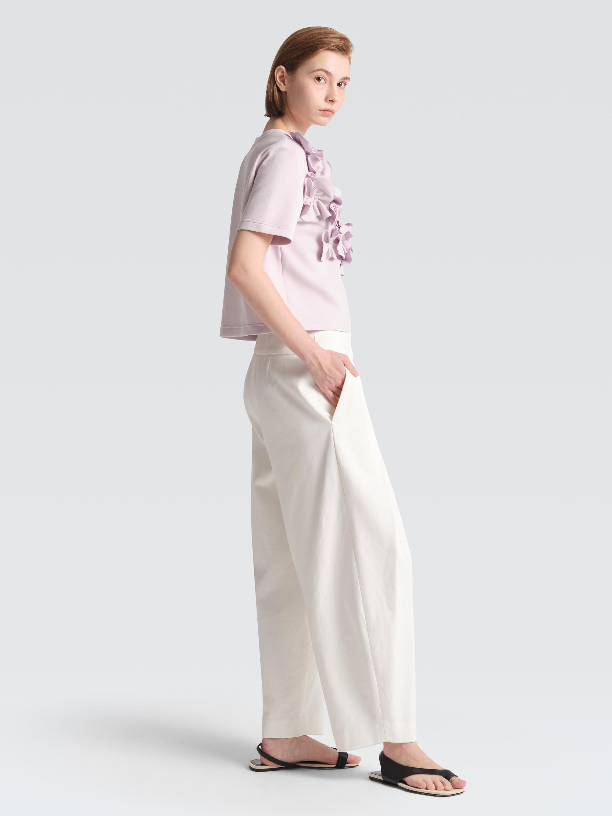 Cotton Pique Aster Top