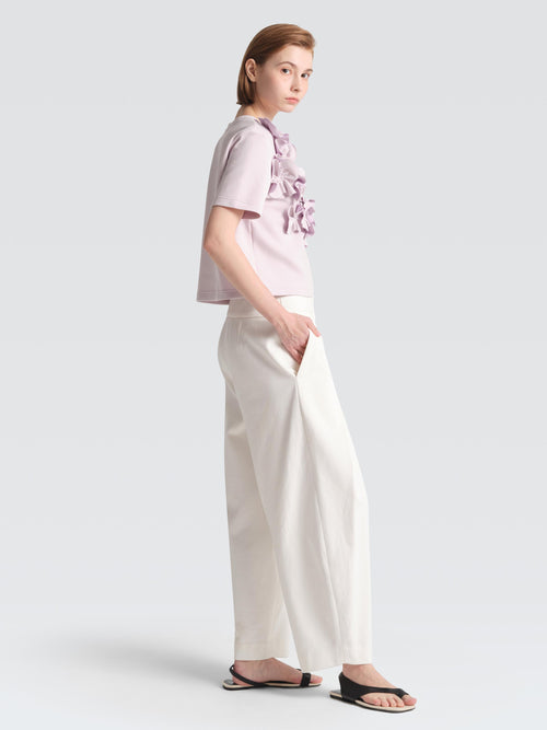 Cotton Pique Aster Top