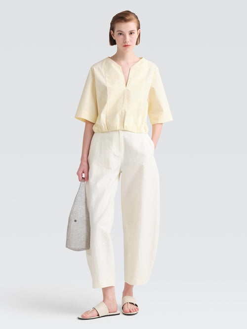 Organic Cotton Poplin Maisie Top