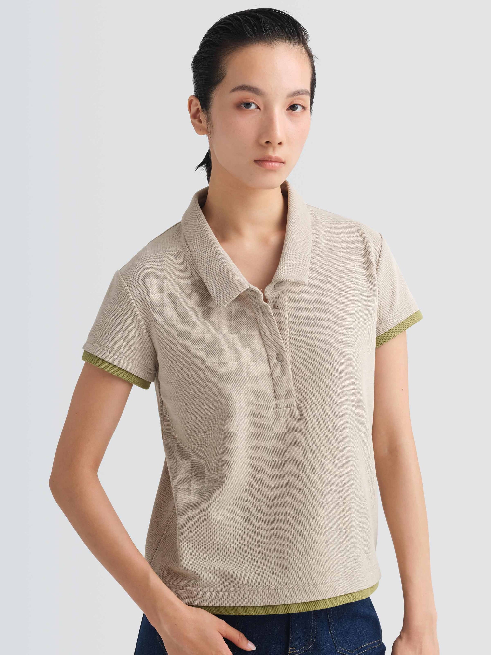 Cotton Pique Warby Top