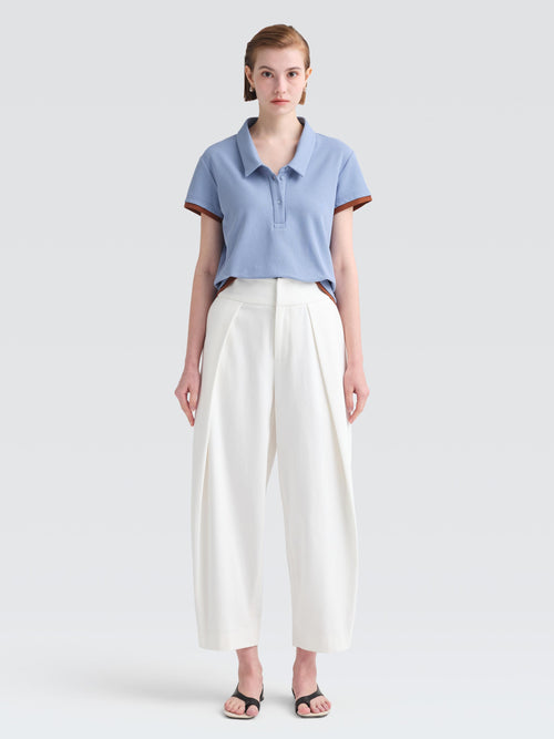 Cotton Pique Warby Top