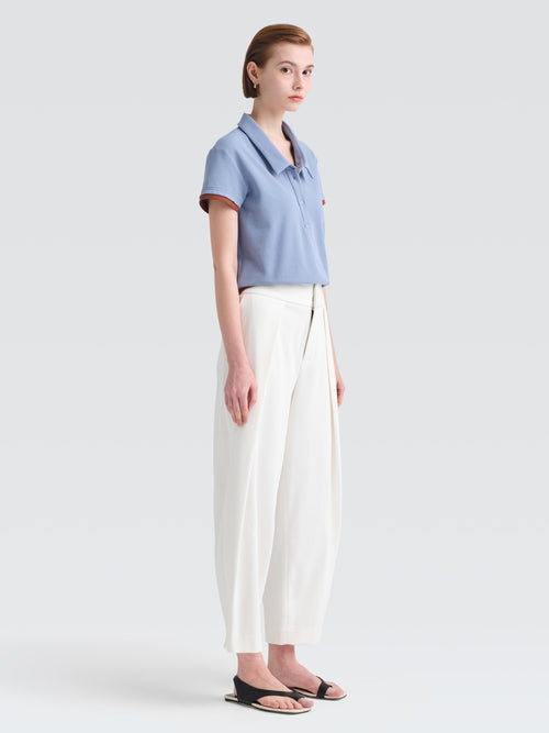 Cotton Pique Warby Top