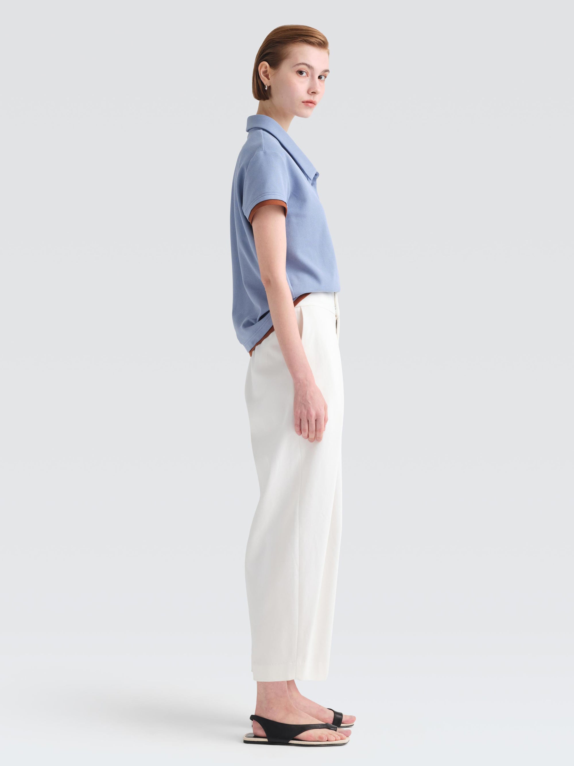 Cotton Pique Warby Top