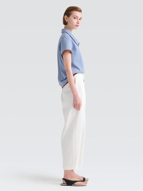 Cotton Pique Warby Top