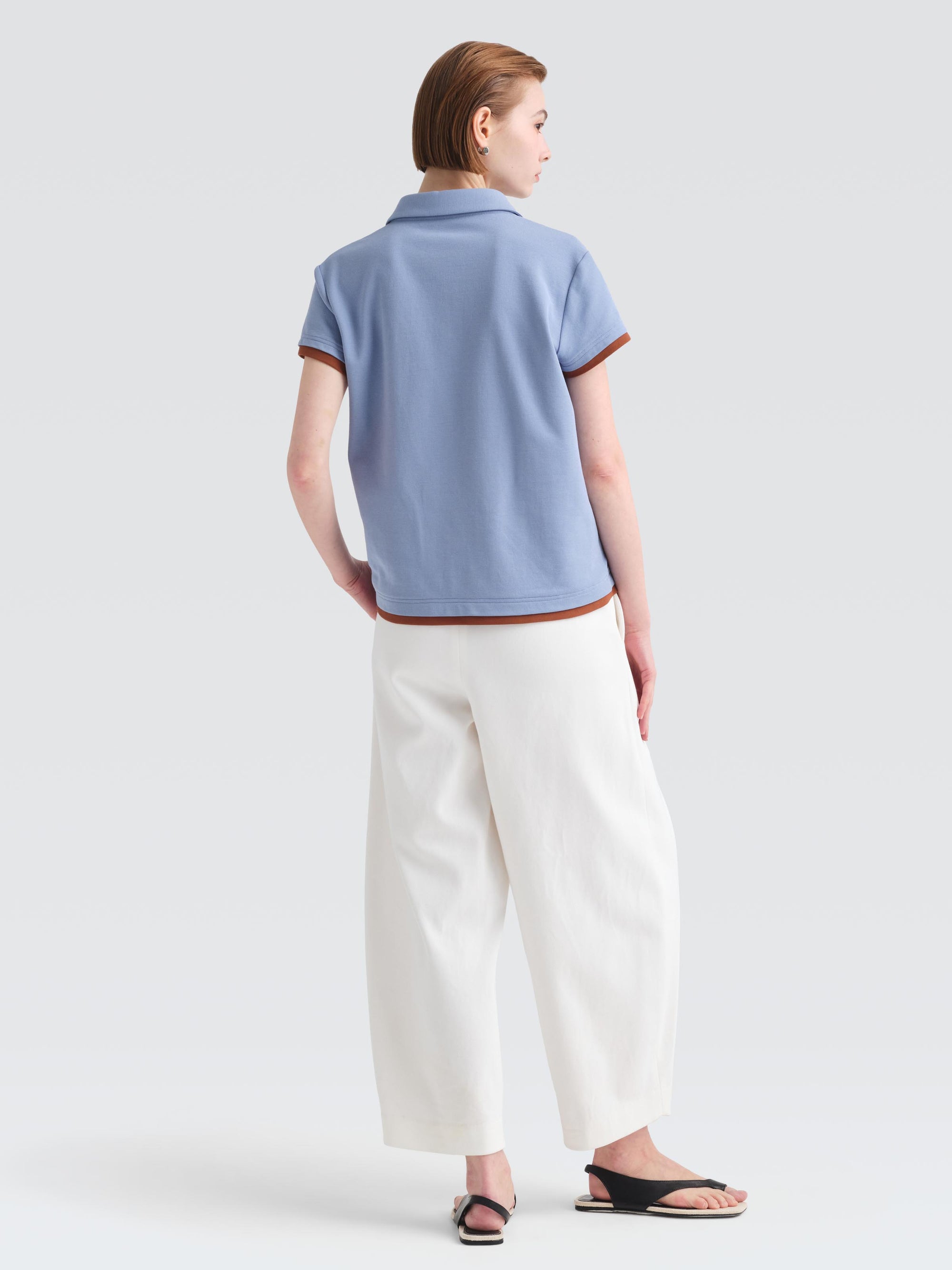 Cotton Pique Warby Top