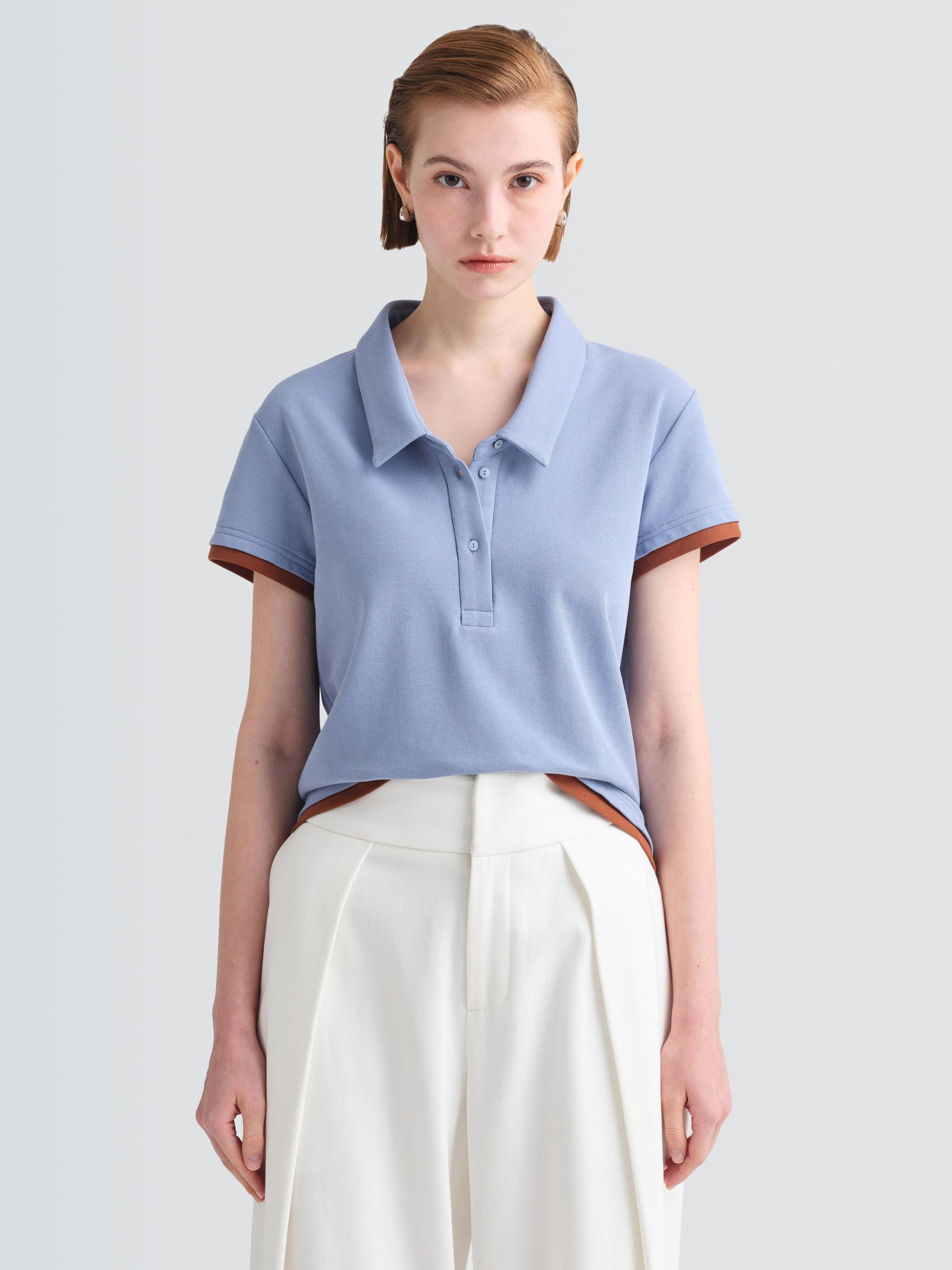 Cotton Pique Warby Top