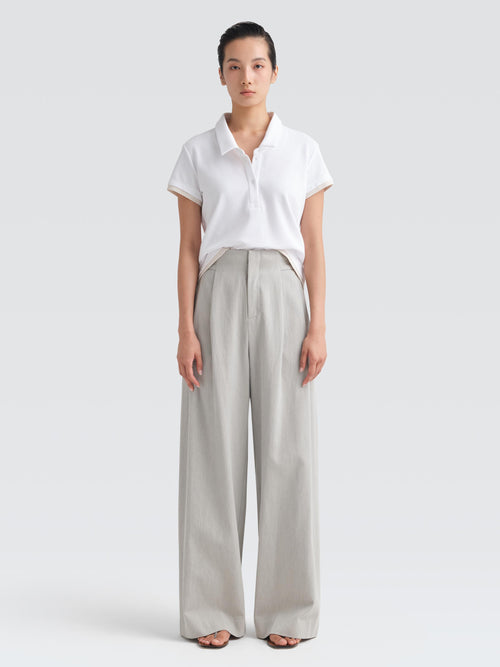 Cotton Pique Warby Top