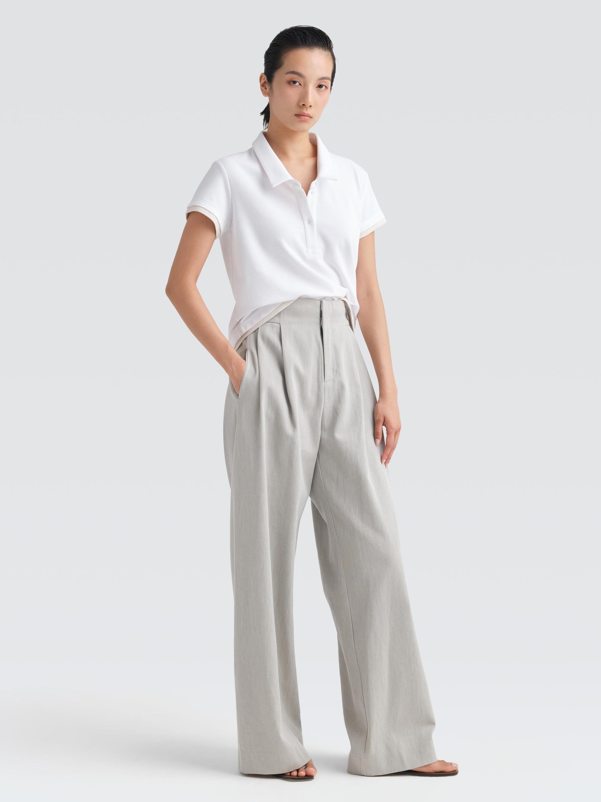 Cotton Pique Warby Top