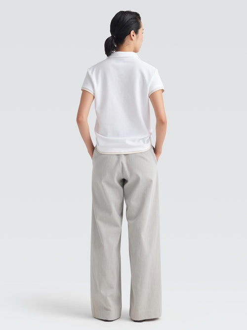 Cotton Pique Warby Top