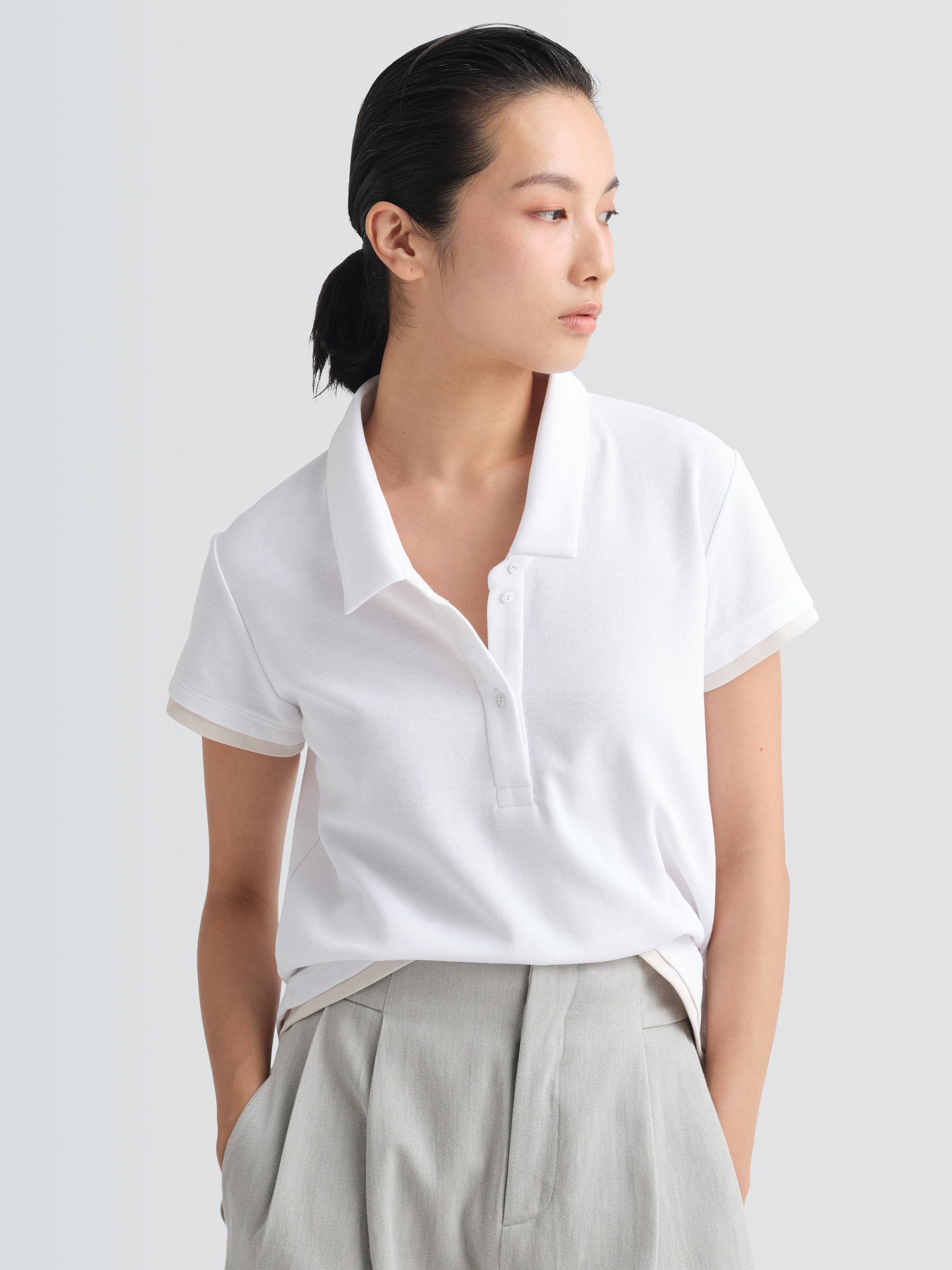 Cotton Pique Warby Top