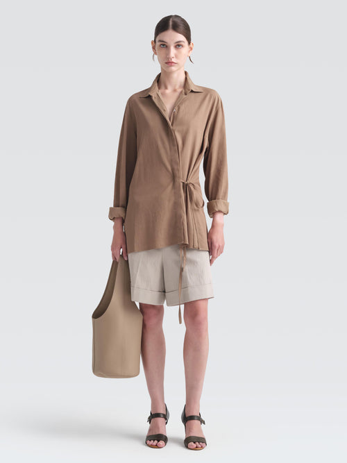 Cotton Rayon Shin Shirt