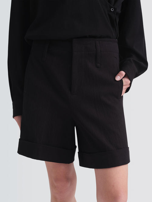 Cotton Gabardine Bo Shorts