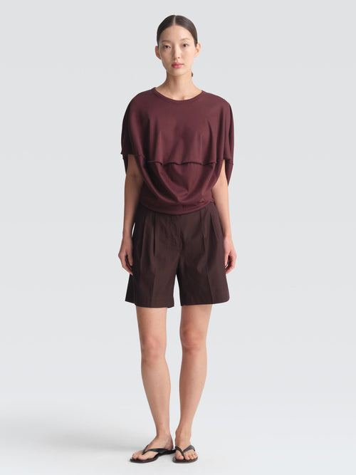 Cotton Jersey Oleander Top