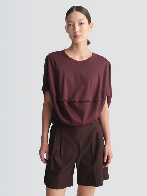 Cotton Jersey Oleander Top