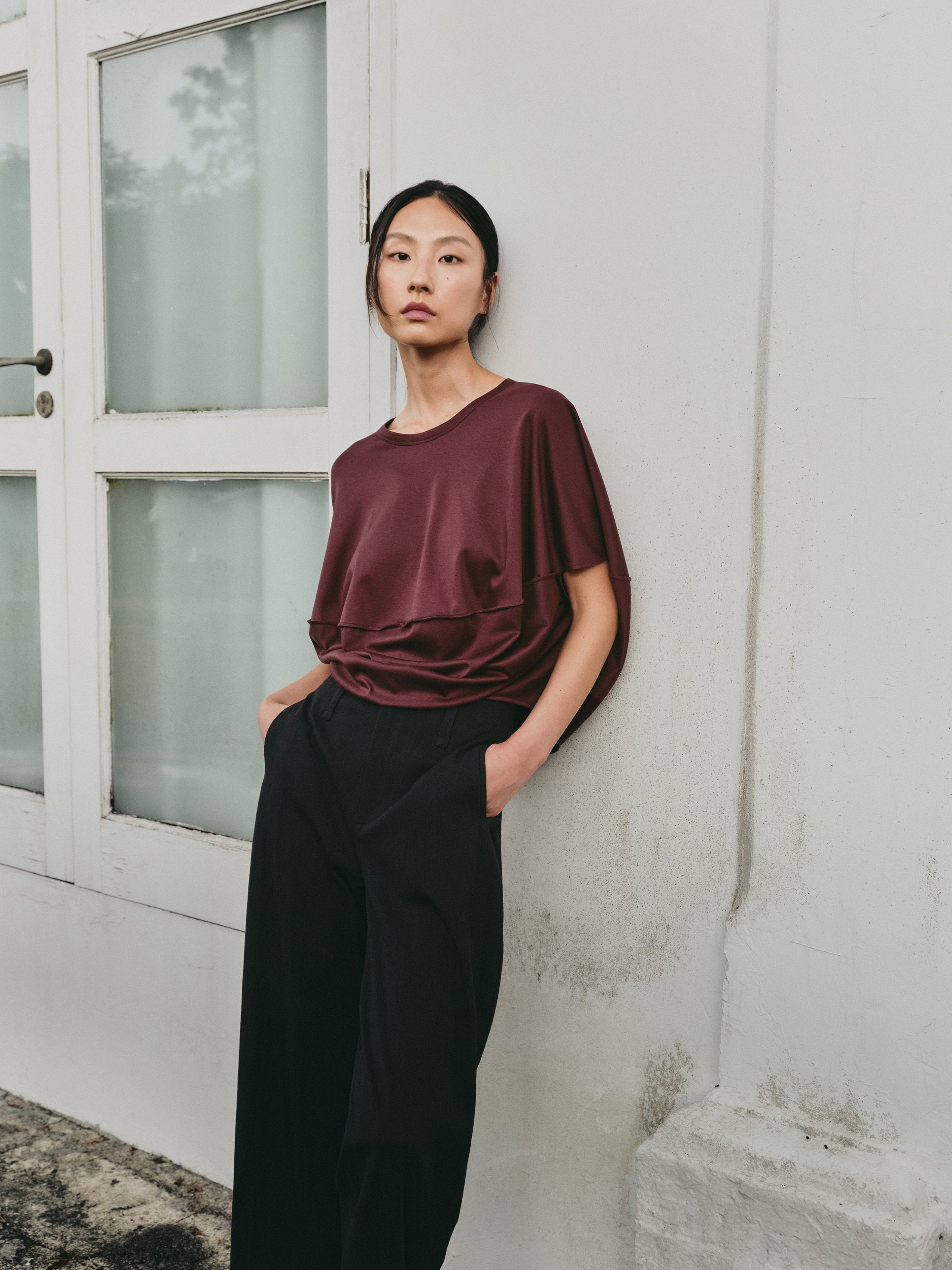 Cotton Jersey Oleander Top