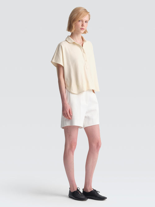 Cotton Pique Ariel Top
