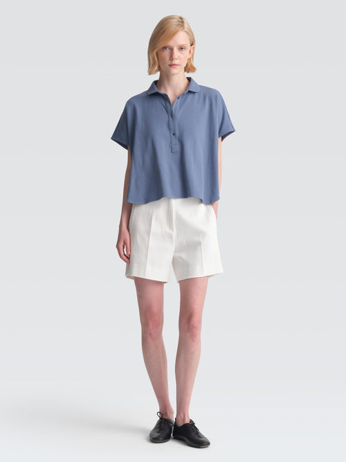 Cotton Pique Ariel Top